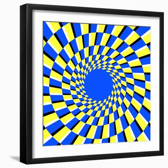 Peripheral Drift Illusion-Science Photo Library-Framed Premium Photographic Print