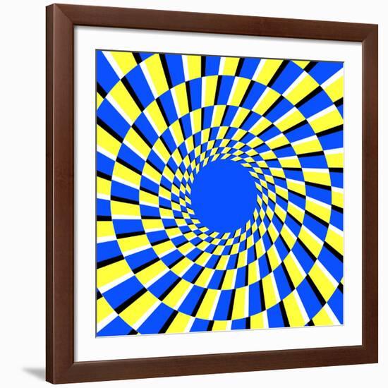 Peripheral Drift Illusion-Science Photo Library-Framed Photographic Print