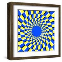 Peripheral Drift Illusion-Science Photo Library-Framed Premium Photographic Print