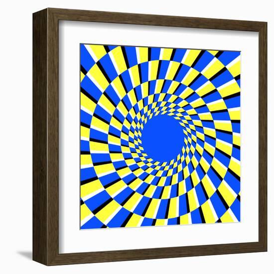 Peripheral Drift Illusion-Science Photo Library-Framed Premium Photographic Print