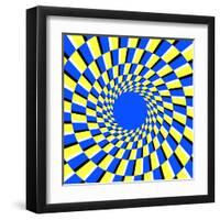Peripheral Drift Illusion-Science Photo Library-Framed Premium Photographic Print