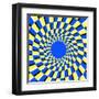 Peripheral Drift Illusion-Science Photo Library-Framed Premium Photographic Print