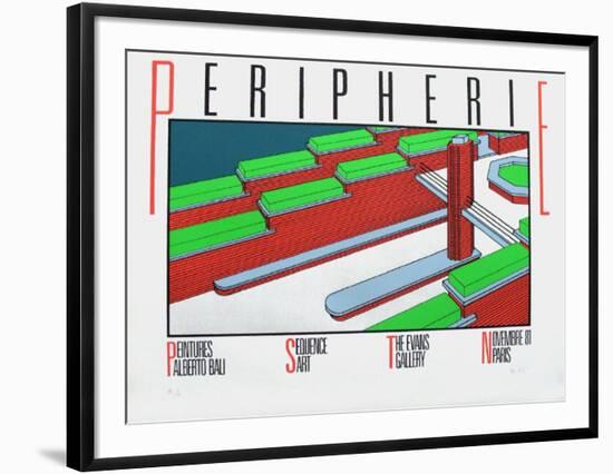 Périphéries-Alberto Bali-Framed Serigraph