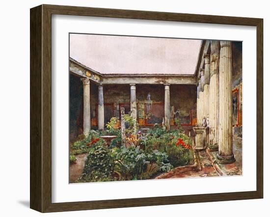 Peristyle, Casa Dei Vetti-Alberto Pisa-Framed Art Print