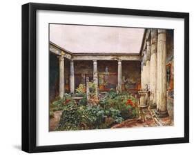 Peristyle, Casa Dei Vetti-Alberto Pisa-Framed Art Print