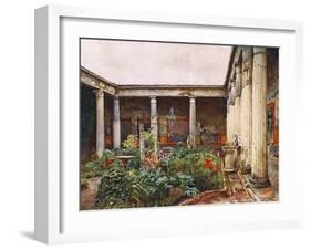Peristyle, Casa Dei Vetti-Alberto Pisa-Framed Art Print