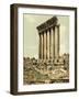 Peristyle of the Temple of Jupiter, Baalbek, C.1880-1900-null-Framed Photographic Print