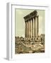 Peristyle of the Temple of Jupiter, Baalbek, C.1880-1900-null-Framed Photographic Print