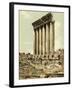 Peristyle of the Temple of Jupiter, Baalbek, C.1880-1900-null-Framed Photographic Print