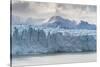 Perito Moreno glacier and mountain peak under a moody sky, Los Glaciares National Park, Argentina-francesco vaninetti-Stretched Canvas