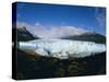 Perito Moreno Glacier, Has Almost Dammed the Tempano Channel, Patagonia, Argentina-Louise Murray-Stretched Canvas