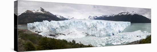 Perito Moreno Glacier on Lago Argentino, El Calafate, Parque Nacional Los Glaciares, UNESCO World H-Stuart Black-Stretched Canvas