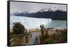 Perito Moreno Glacier on Lago Argentino, El Calafate, Parque Nacional Los Glaciares, UNESCO World H-Stuart Black-Framed Stretched Canvas