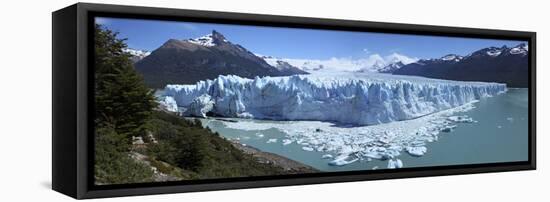 Perito Moreno Glacier, Panoramic View, Argentina, January 2010-Mark Taylor-Framed Stretched Canvas