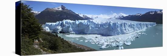 Perito Moreno Glacier, Panoramic View, Argentina, January 2010-Mark Taylor-Stretched Canvas