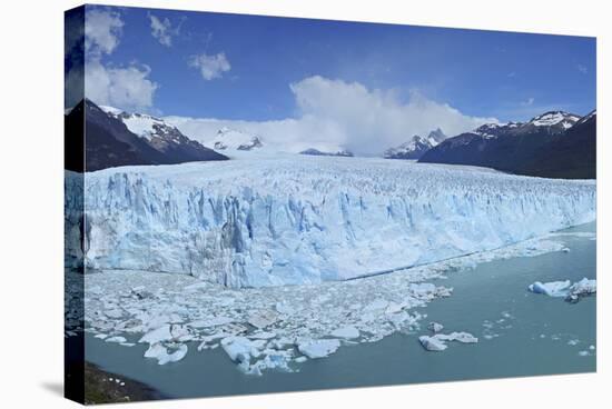 Perito Moreno Glacier, Panoramic View, Argentina, South America, January 2010-Mark Taylor-Stretched Canvas