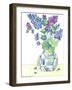 Periwinkle And Celadon Hydrangea-Lisa Katharina-Framed Giclee Print