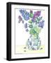 Periwinkle And Celadon Hydrangea-Lisa Katharina-Framed Giclee Print