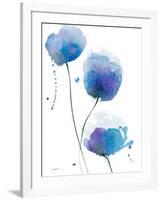 Periwinkle Blue-Sheila Golden-Framed Art Print