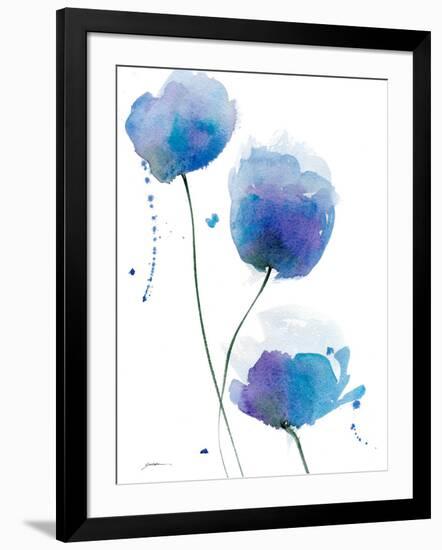 Periwinkle Blue-Sheila Golden-Framed Art Print