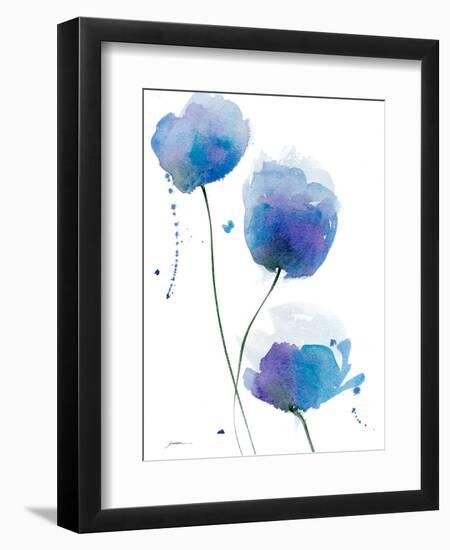 Periwinkle Blue-Sheila Golden-Framed Art Print