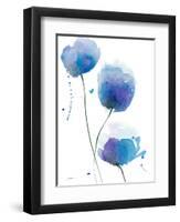 Periwinkle Blue-Sheila Golden-Framed Art Print