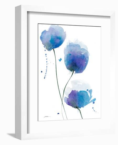 Periwinkle Blue-Sheila Golden-Framed Art Print