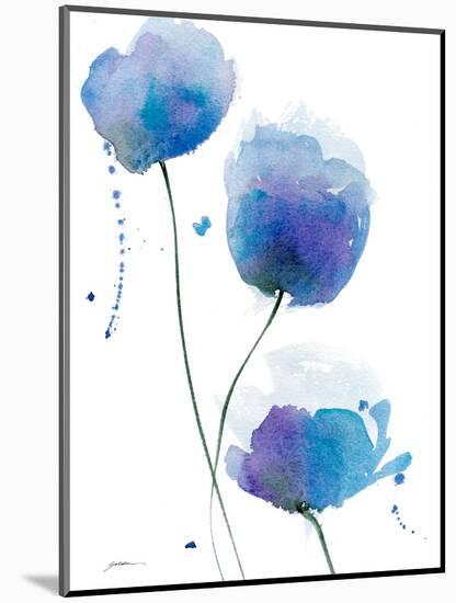 Periwinkle Blue-Sheila Golden-Mounted Art Print