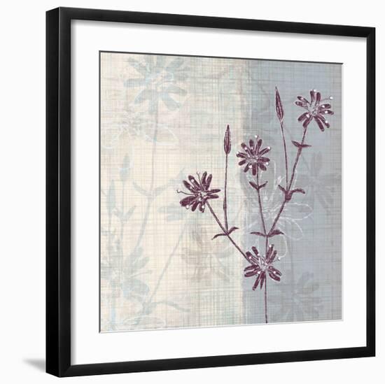 Periwinkle Fields II-Tandi Venter-Framed Giclee Print