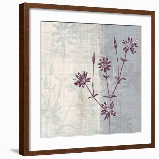 Periwinkle Fields II-Tandi Venter-Framed Giclee Print