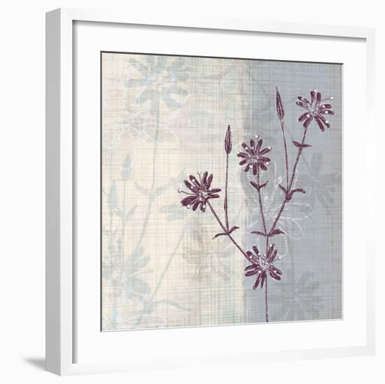 Periwinkle Fields II-Tandi Venter-Framed Giclee Print