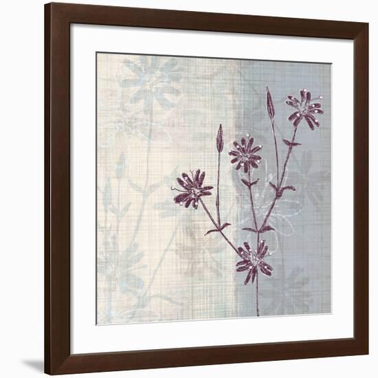 Periwinkle Fields II-Tandi Venter-Framed Giclee Print