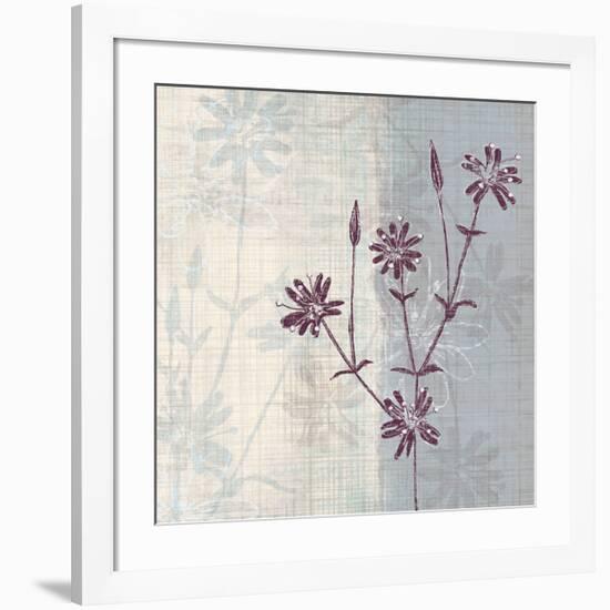 Periwinkle Fields II-Tandi Venter-Framed Giclee Print