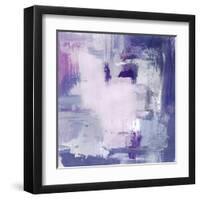 Periwinkle Pastiche II-Victoria Barnes-Framed Art Print