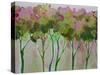 Periwinkle Trees-Boho Hue Studio-Stretched Canvas