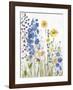 Periwinkle Wildflowers I-Sandra Iafrate-Framed Art Print