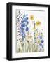 Periwinkle Wildflowers I-Sandra Iafrate-Framed Art Print