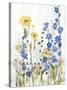 Periwinkle Wildflowers II-Sandra Iafrate-Stretched Canvas