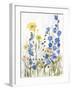 Periwinkle Wildflowers II-Sandra Iafrate-Framed Art Print