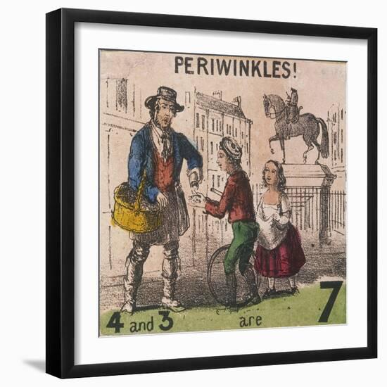 Periwinkles!, Cries of London, C1840-TH Jones-Framed Giclee Print