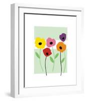 Perky Poppies-Muriel Verger-Framed Giclee Print