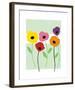 Perky Poppies-Muriel Verger-Framed Giclee Print