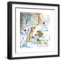 Perky Puppet - Jack & Jill-Barbara Werner-Framed Giclee Print