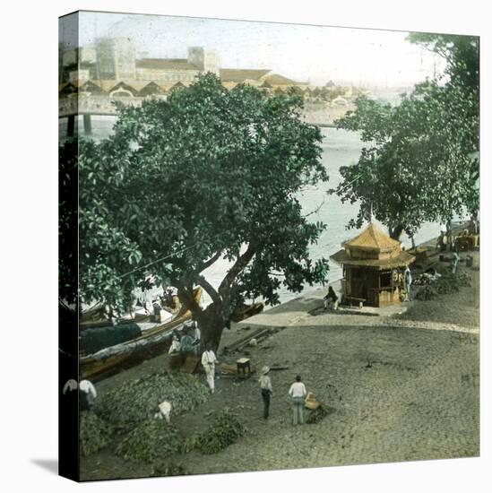 Pernambuco (Brazil), the River Port, around 1900-Leon, Levy et Fils-Stretched Canvas