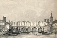 The Pont Notre-Dame in 1560, 1915-Pernot-Framed Giclee Print