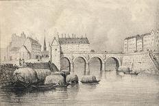 The Pont Notre-Dame in 1560, 1915-Pernot-Framed Giclee Print