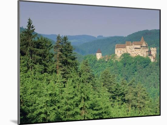 Pernstejn Fortress, 13th Century, South Moravia, Czech Republic, Europe-Upperhall Ltd-Mounted Photographic Print