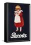 Perola Hot Chocolate Advertisement Poster-null-Framed Stretched Canvas