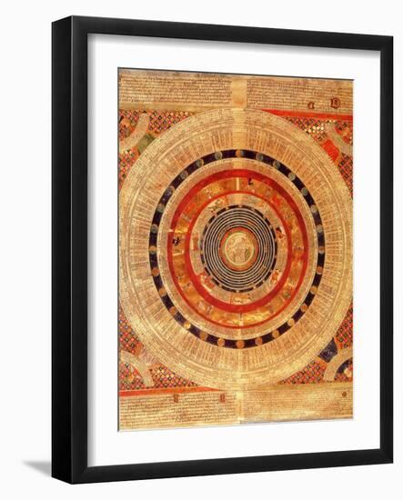 Perpetual Calendar, Catalan Atlas, 1375-Science Source-Framed Giclee Print