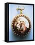 Perpetual Motion Clock in Gold and Enamel Casing-Pierre Jaquet-Droz-Framed Stretched Canvas